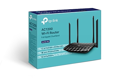 TP-Link Archer AC1200 MU-MIMO Gigabit Router , A6 V2