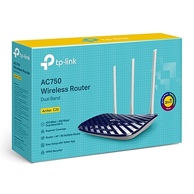 TP-Link Archer AC750 Wireless Dual Band Router ,C20