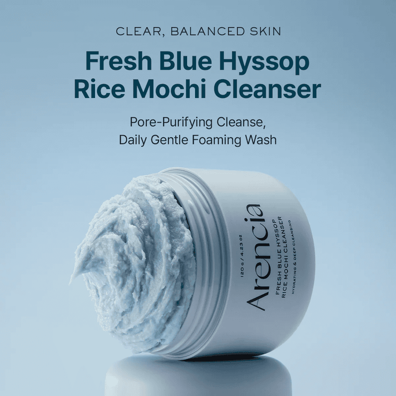 Fresh Blue Hyssop Rice Mochi