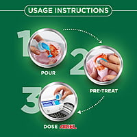 Ariel Power Gel Top Load & Semi Auto Detergent Liquid 2Kg POUCH