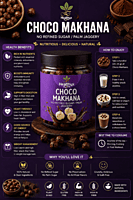 Choco Makhana | Healthyx Zone