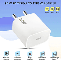 Aroma 25W PD Adapter – USB Type-C | Fast Charging | Compact & Portable Design