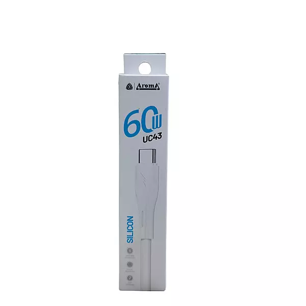 Aroma 60W UC43 Adapter – USB Type-C | Fast Charging | Compact & Portable Design