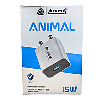 Aroma Animal Power Adapter – USB Type-C | Compact Design | Fast Charging