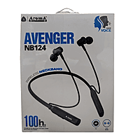 Aroma Avenger NB124 Wireless Neckband – Bluetooth Connectivity | Sweat-Proof Design