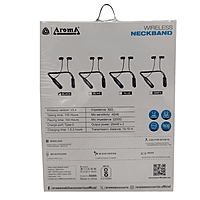 Aroma Clock NB124C Wireless Neckband – Bluetooth Connectivity | Comfortable Design