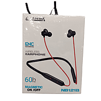 Aroma NB121B ENC Wireless Earphone – Bluetooth Connectivity | Noise Cancellation | Comfortable Fit