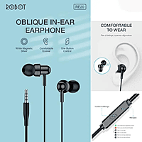 Aroma HF611 Earphones – Wired In-Ear Headphones | High-Quality Sound | Comfortable Fit