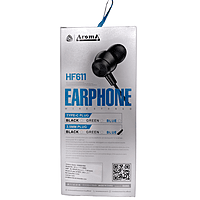 Aroma HF611 Earphones – Wired In-Ear Headphones | High-Quality Sound | Comfortable Fit