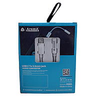 Aroma AC100 USB to 3.5mm Jack Adapter – High-Quality Audio Output | Compact Design