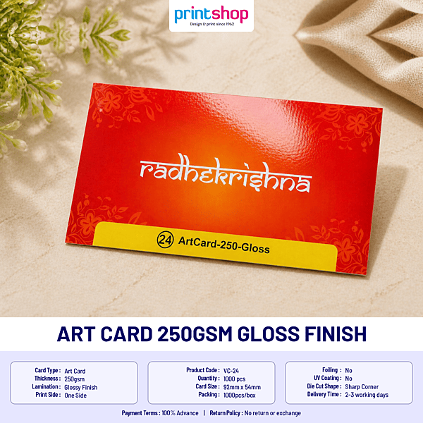 Art Card 250gsm Gloss