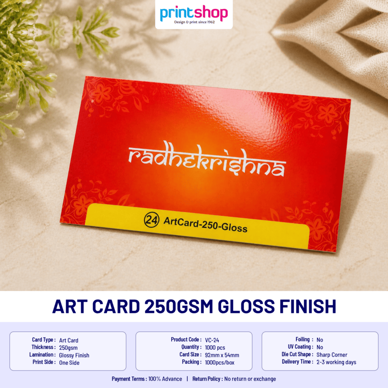 Art Card 250gsm Gloss