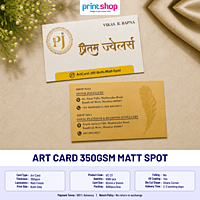 Art Card 350gsm Matt Spot