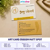Art Card 350gsm Matt Spot