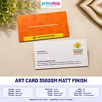 Art Card 350gsm Matt Finish
