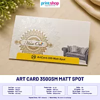 Art Card 350gsm Matt Spot