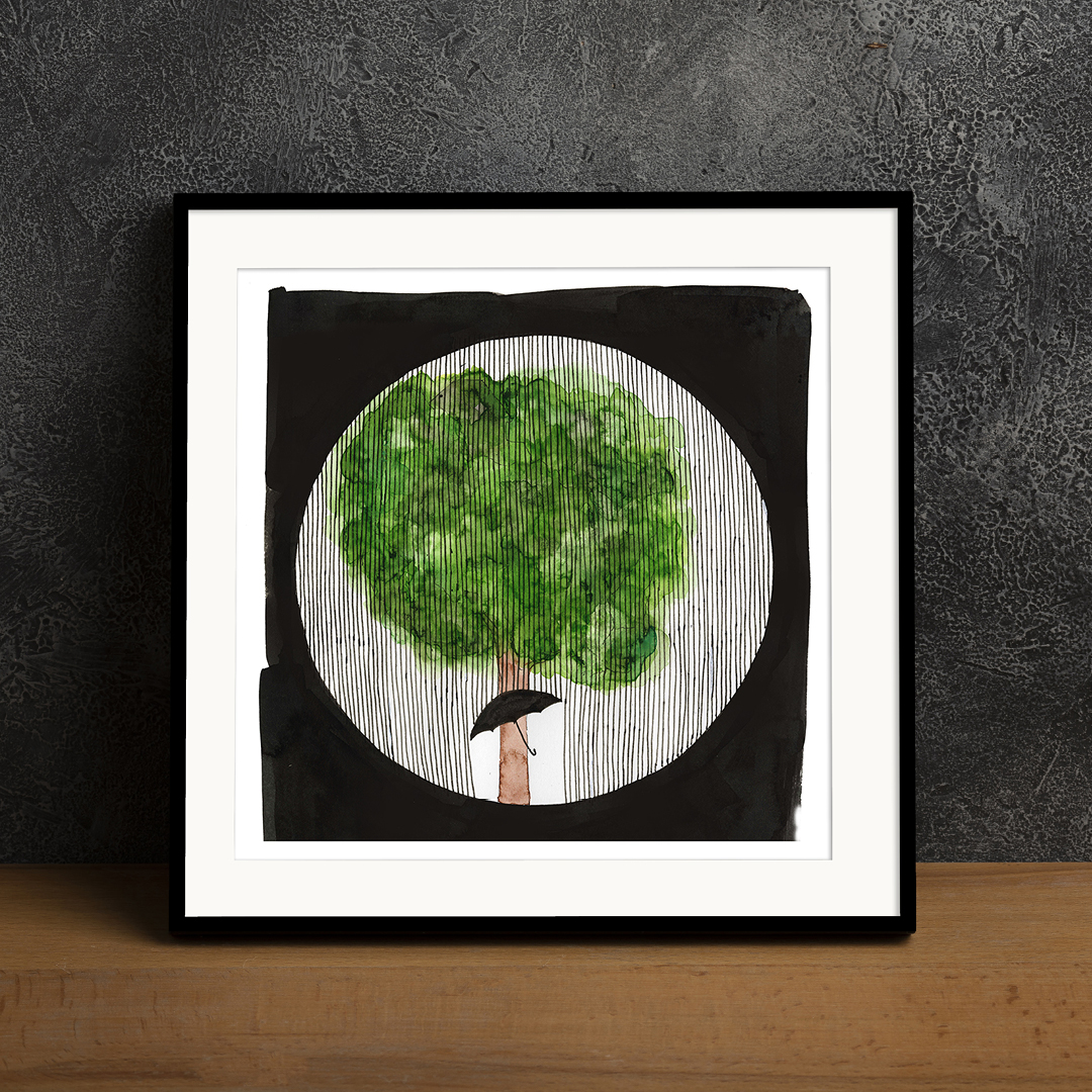 Tree with Umbrella - Art No. 228/2024