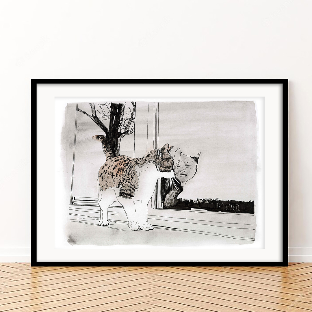 Mirrored moment - Art No. 142/2024 Mirrored moment - Art No. 142/2024