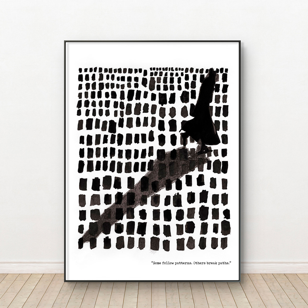 Offbeat Journey - Art No. 429/2025 Offbeat Journey - Art No. 429/2025