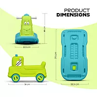 All-in-One Rider, Rocker & Balance Board – Green