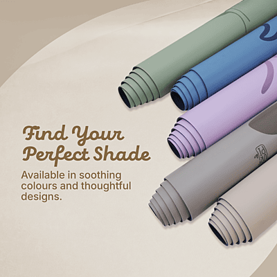 Balance Arched Yoga Mat | Light Brown