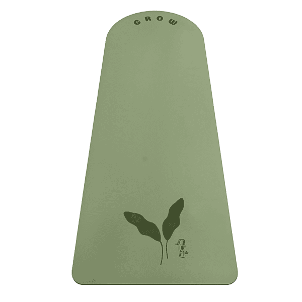 Grow Arched Yoga Mat | Pea Green