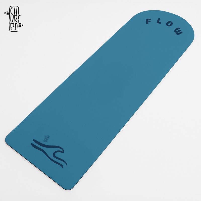 Flow Arched Yoga Mat | Dark Blue