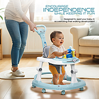 Baby Walker with Push Handle – Blue