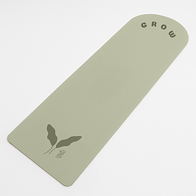 Grow Arched Yoga Mat | Pea Green