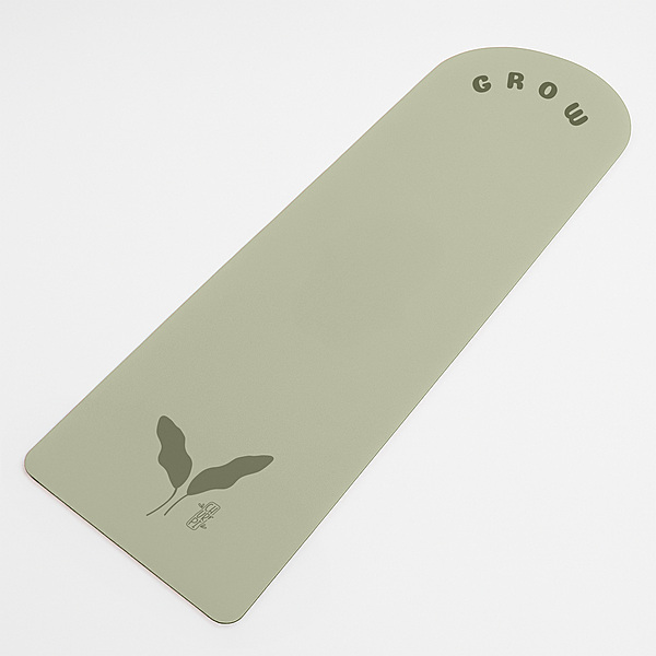 Grow Arched Yoga Mat | Pea Green