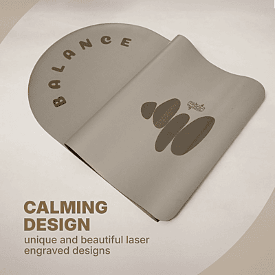 Balance Arched Yoga Mat | Light Brown