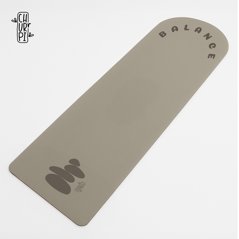 Balance Arched Yoga Mat | Light Brown
