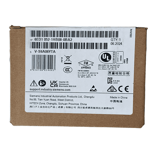 Siemens LOGO! 8 24RCE Logic Module Display 8DI/4DO Relay (6ED1052-1HB08-0BA2)