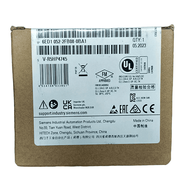 Siemens LOGO! 8 DM8 230R Expansion Module 4DI/4DO Relay (6ED1052-2FB08-0BA1)