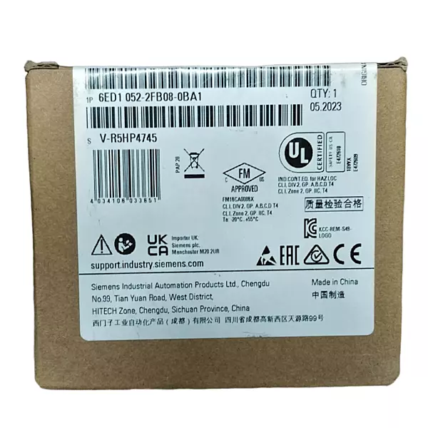 Siemens LOGO! 8 DM8 230R Expansion Module 4DI/4DO Relay (6ED1052-2FB08-0BA1)