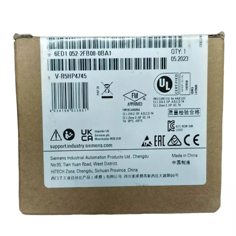 Siemens LOGO! 8 DM8 230R Expansion Module 4DI/4DO Relay (6ED1052-2FB08-0BA1)