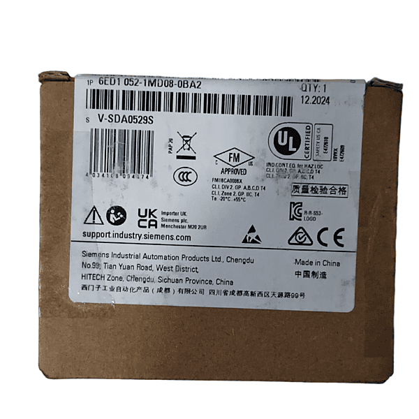 Siemens LOGO! 8.4 12/24RCE Logic Module Display Cloud/MQTT 8DI/4DO (6ED1052-1MD08-0BA2)