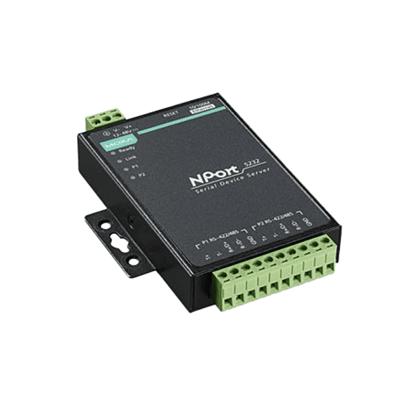 Moxa NPort 5232 2-Port RS-422/485 Serial Device Server (Terminal Block)