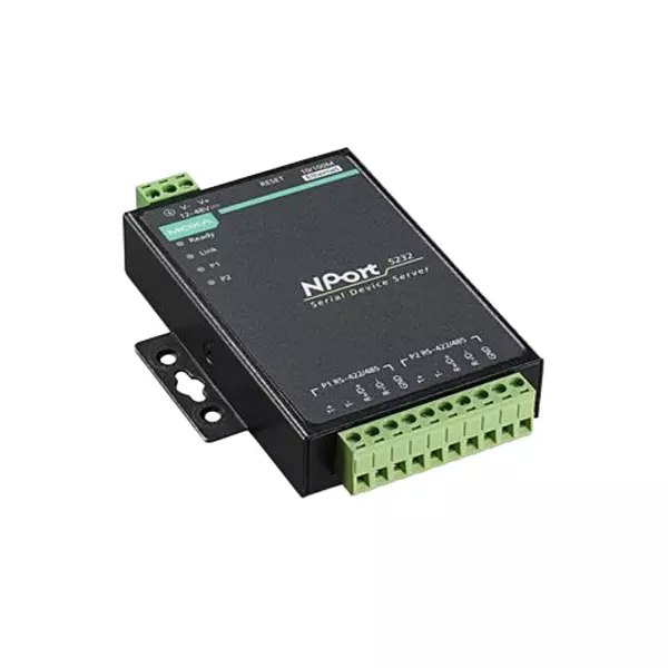 Moxa NPort 5232 2-Port RS-422/485 Serial Device Server (Terminal Block)