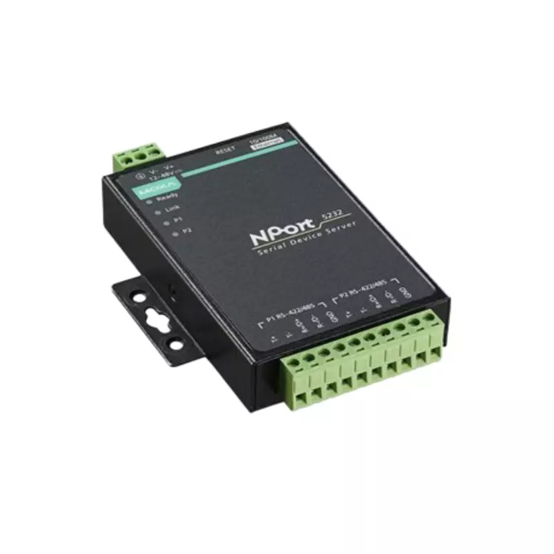 Moxa NPort 5232 2-Port RS-422/485 Serial Device Server (Terminal Block)
