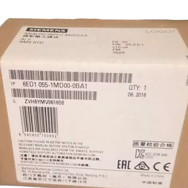 Siemens-6ED1055-1MD00-0BA1-LOGO-AM2-AQ-Analog-Output-Module-Original