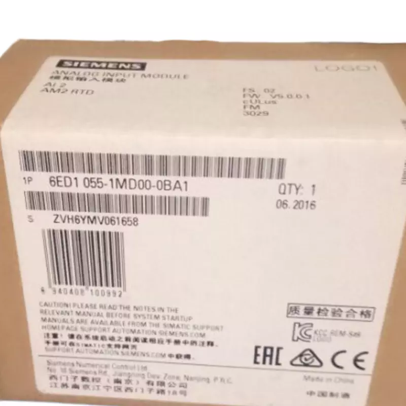 Siemens-6ED1055-1MD00-0BA1-LOGO-AM2-AQ-Analog-Output-Module-Original