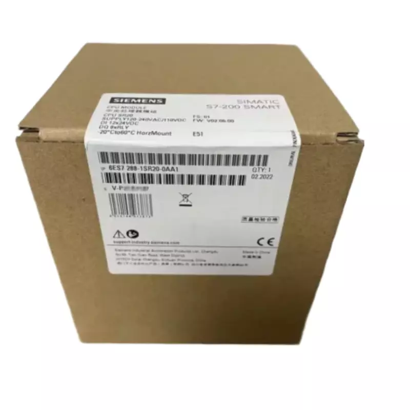 Siemens-6ES7288-1SR20-0AA1-S7-200-SMART-CPU-SR20-AC-DC-Relay-Original