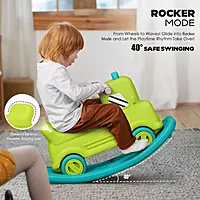 All-in-One Rider, Rocker & Balance Board – Green