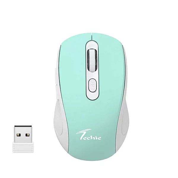 Techie TMWI6 Impulse Rechargeable Mouse - Green