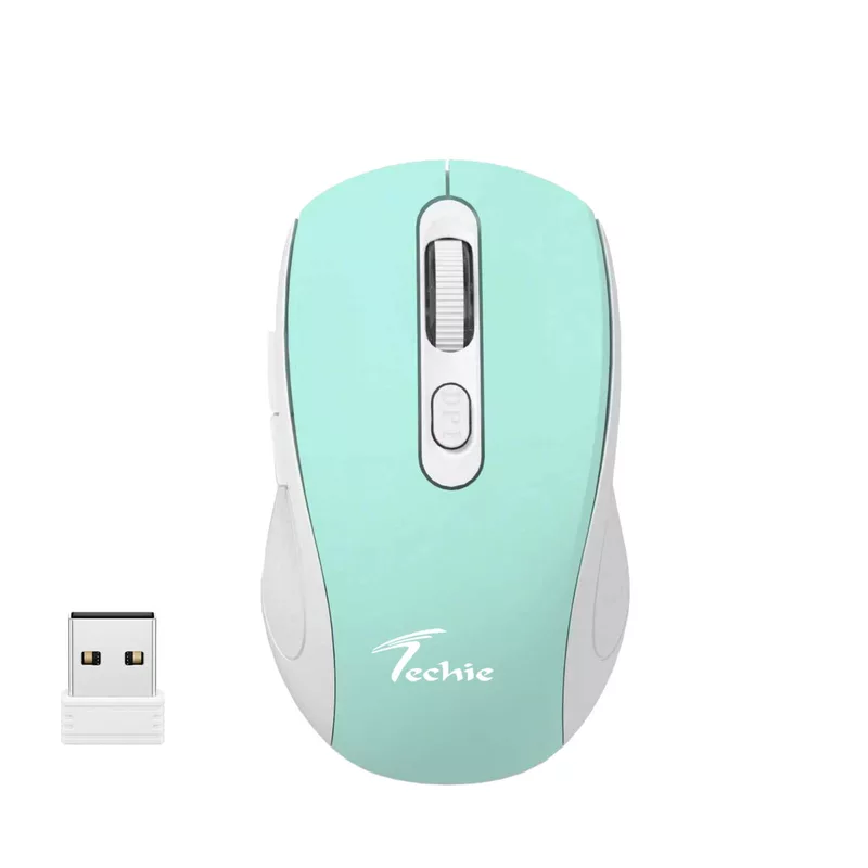 Techie TMWI6 Impulse Rechargeable Mouse - Green