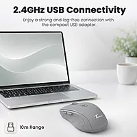 Techie TMWI6 Impulse Rechargeable Mouse - Grey