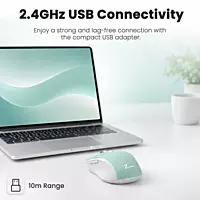 Techie TMWI6 Impulse Rechargeable Mouse - Green