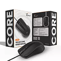 Techie Core Wired Mouse (Black)