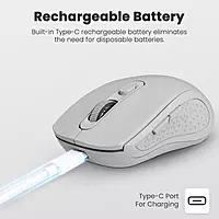Techie TMWI6 Impulse Rechargeable Mouse - Grey